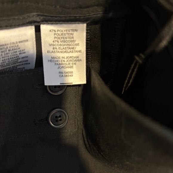 Nine West NWT Women's Size 6 Black Dress Pants Stretch - Picture 6 of 6